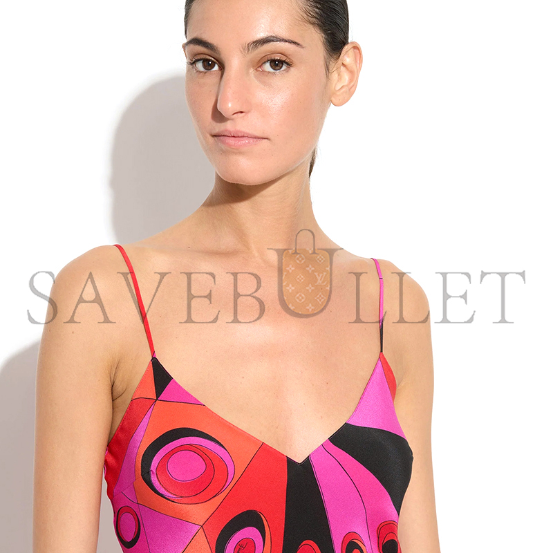 PUCCI OCCHI PRINT SILK DRESS 6HRI256H723050
